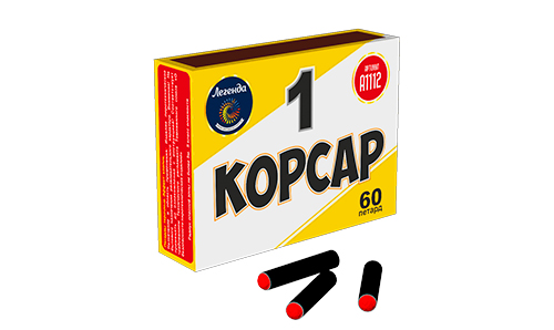  Петарды Корсар 1 в пленке  в Артеме